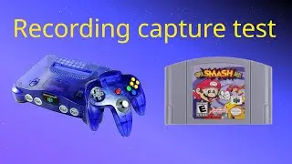 N64 Composite Capture Test Using Super Smash Bros 64