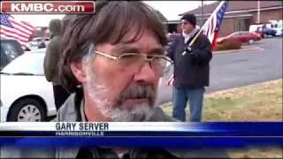 Cpl. Jacob R. Carver Funeral Draws Confrontation to Westboro Baptist Church protest.mp4
