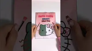 Sanrio Kitty Baddies skincare Blind bag ASMR #sanrio #blindbag #papercraft #diy #asmr #satisfying