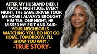 HER TRUE STORY 👵💔 I Gave My Night Driver Tea Every Week. One Night He Missed My Exit And Said, &ldquo;&hellip;&rdquo;