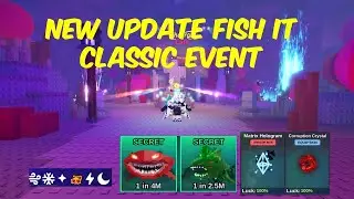 NEW UPDATE CLASIC EVENT FISH IT 8-BIT HAS ROBLOX JADUL - NEW ELSHARK, BOBBER SKIN, LESGO