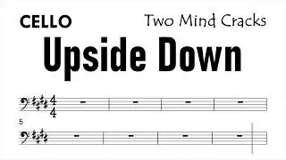 Upside Down 6 Cycle Mind Cello Sheet Music Backing Track Play Along Partitura
