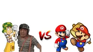 super smash bros cmc v8- chaves animado e chaves vs mario e paper mario
