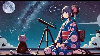 Koto 日本箏 Electric Guitar Remix【Stargazing retreat】Background Music for Studying or Work