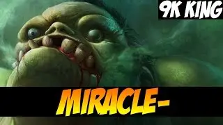 THE 9K KING WITH PUDGE - Miracle- - Dota 2
