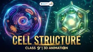 Cell Structure Class 9th 3d Animation | Cell Structure 3d Animation | Class 9th Science