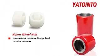 2pcs Pallet Jack Steer Wheel Set 3