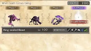 (F2P) Octopath COTC | Cascade Log When Death Comes Calling | Shana DPS | No Gacha A4
