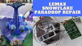 🔨REPAIRING LEMAX SNOWFLAKE PARADROP