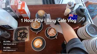 POV Barista Vlog | 1 Hour Working a Busy Cafe in Australia ☕