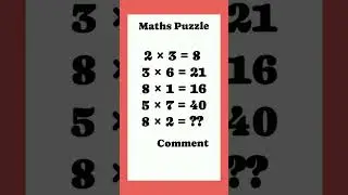 Solve this Puzzle | Maths Puzzle #maths #puzzle #mathsriddle #riddle #puzzletime #viral #shorts