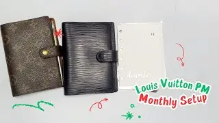 Louis Vuitton PM Small Ring Agenda Setup