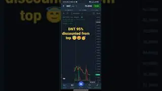 DNT 95% discounted from top😍#shorts #crypto #growth #market #earning #opportunity #