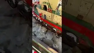 Ship&rdquo;s pilot boarding in ice water, ice water main pilot boarding