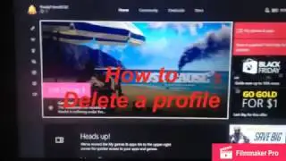 How to delete an Xbox one profile-(With Just Bros)