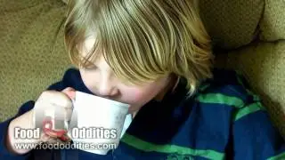 Remy Drinks Kopi Luwak (Food Oddities - www.foododdities.com)