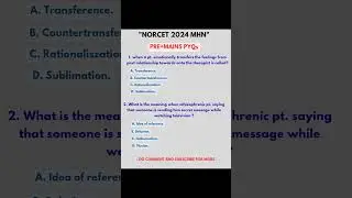 #mentalhealth #mentalhealthnursing #norcet #mental #nursing #nurse #pyq #important #english
