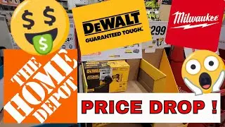 Home Depot PRICE DROP on Milwaukee, Dewalt, and More ❗