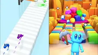 Wacky Run vs Jelly Run 2048 fun gameplay walkthrough android games