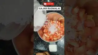 Gajar Rasmalai | Winter Special Carrot Dessert | Easy Rasmalai Recipe #shorts