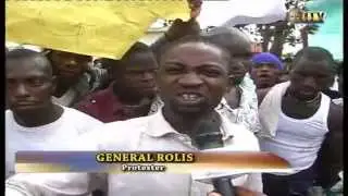 Niger Delta ex-militants protest in Benin