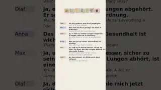 abh&ouml;ren - Learn German Words (A2) | Deutsch lernen 🇩🇪