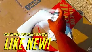 How To Make Your Toilet Seat Look Like New! 😁 DIY Project