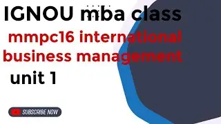 IGNOU mmpc16 unit-1 class ! IGNOU mmpc16 important questions class