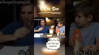 QA vs Dev #testing #QA #comedy #development #reels #viral #ytshorts #shorts #software