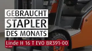 Linde Stapler H16 T EVO BR391-00 | Gebrauchtstapler des Monats August 2020 | Sander F&ouml;rdertechnik