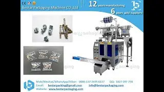 Furniture assembly accessories, screws and connectors counting and sealing function packing machine