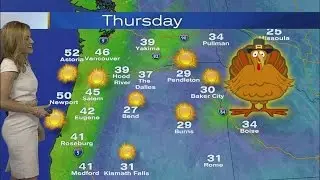 KOIN 6 17:30 Прогноз погоды с Кристен Ван Дайк. Вторник, 24 ноября 2015 г.