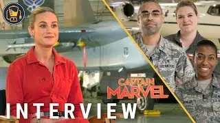 Brie Larson Answers Air Force&rsquo;s Captain Marvel Questions