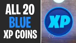 All 20 Blue XP Coins Locations WEEK 1-8 - Fortnite