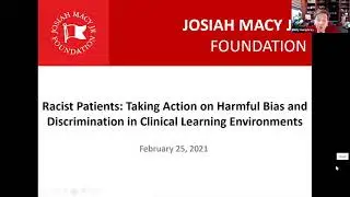 Racist Patients: Taking Action on Harmful Bias and Discrimination in Clinical Learning Environments