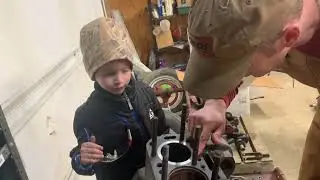 1947 Farmall A Restoration. Installing engine sleeves. Roz Tractor Repair.
