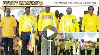 WATCH: Funny moment🤣after Agago leaders got the flag &mdash; Hon. McMott, Achori, Ricky, Amos & Ojok Aleo.