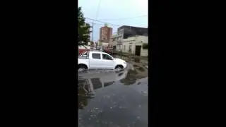 Fuerte tormenta en Santa Fe