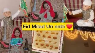 Eid milad Un Nabi vlog💚|home decor ✨️sarkar  ki amad marhaba💚