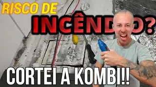 CHEIRO DE GASOLINA E RISCO DE INCÊNDIO. TROQUEI A MANGUEIRA DO TANQUE DA KOMBI (E QUASE LEVEI GOLPE)