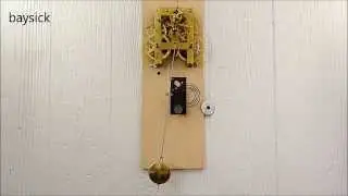 Reproduction Regulator Movement shown working (14 inch drop) -baysick-