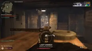 Call of Duty&reg;: WWII 10,000 KILLS in WAR gamemode!! Operation Neptune= Stone Wall Defense!!