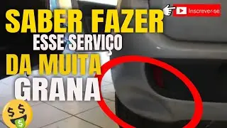 MARTELINHO DE OURO / COMO REMOVER O AMASSADO, NO PARA CHOQUE DE PLASTICO?