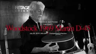 Graham Nash's Woodstock 1969 Martin D-45 Acoustic Guitar, Serial # 249131