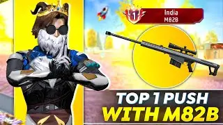 HOW TO GET TOP 1 TITLE IN M82B IN JUST 24 HOUR | SOLO WEAPON GLORY PUSH TRICKS |