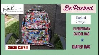 JuJuBe Be Packed: packed 2 ways - School Bag & Diaper Bag