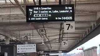 Pembroke Dock Train Announcement From Shrewsbury