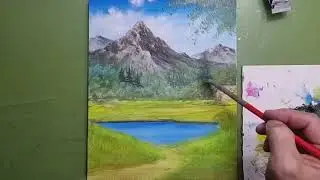 #예쁜 풍경 그리기| 아크릴페인팅 | 유화 | #Oil Painting | #Acrylic Painting [193]힐링영상취미미술 