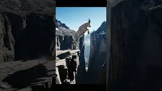 &ldquo;Survival of the Fittest: Brave Mountain Goat&rsquo;s Death-Defying Cliff Jump!&rdquo;