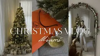 VLOGMAS | Рождество в Майами, распаковка подарков, поиск елки, украшаем квартиру